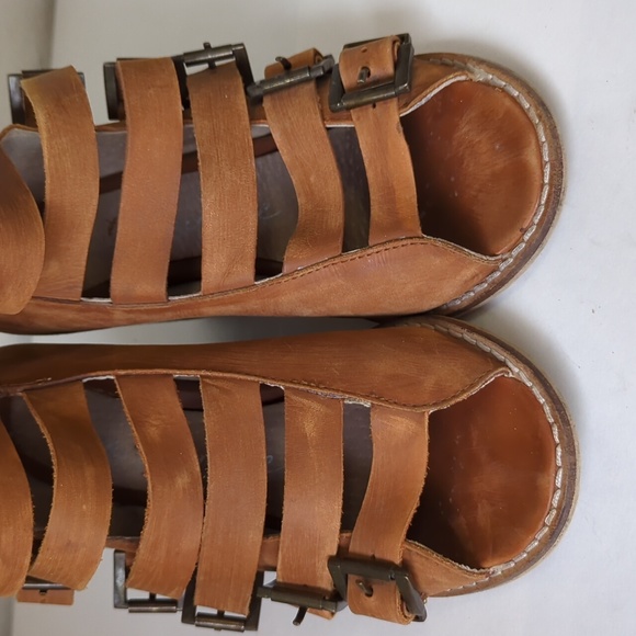 FREE PEOPLE Women Canton Heel Brown - Size 38 EU or US 7.5 - Picture 7 of 16